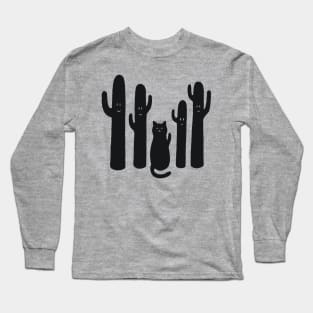 CATus - Cat + Cactus Long Sleeve T-Shirt